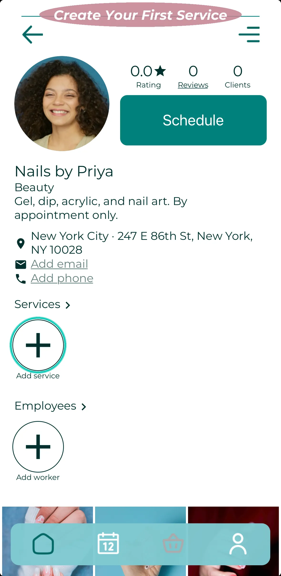 Create Your First Service