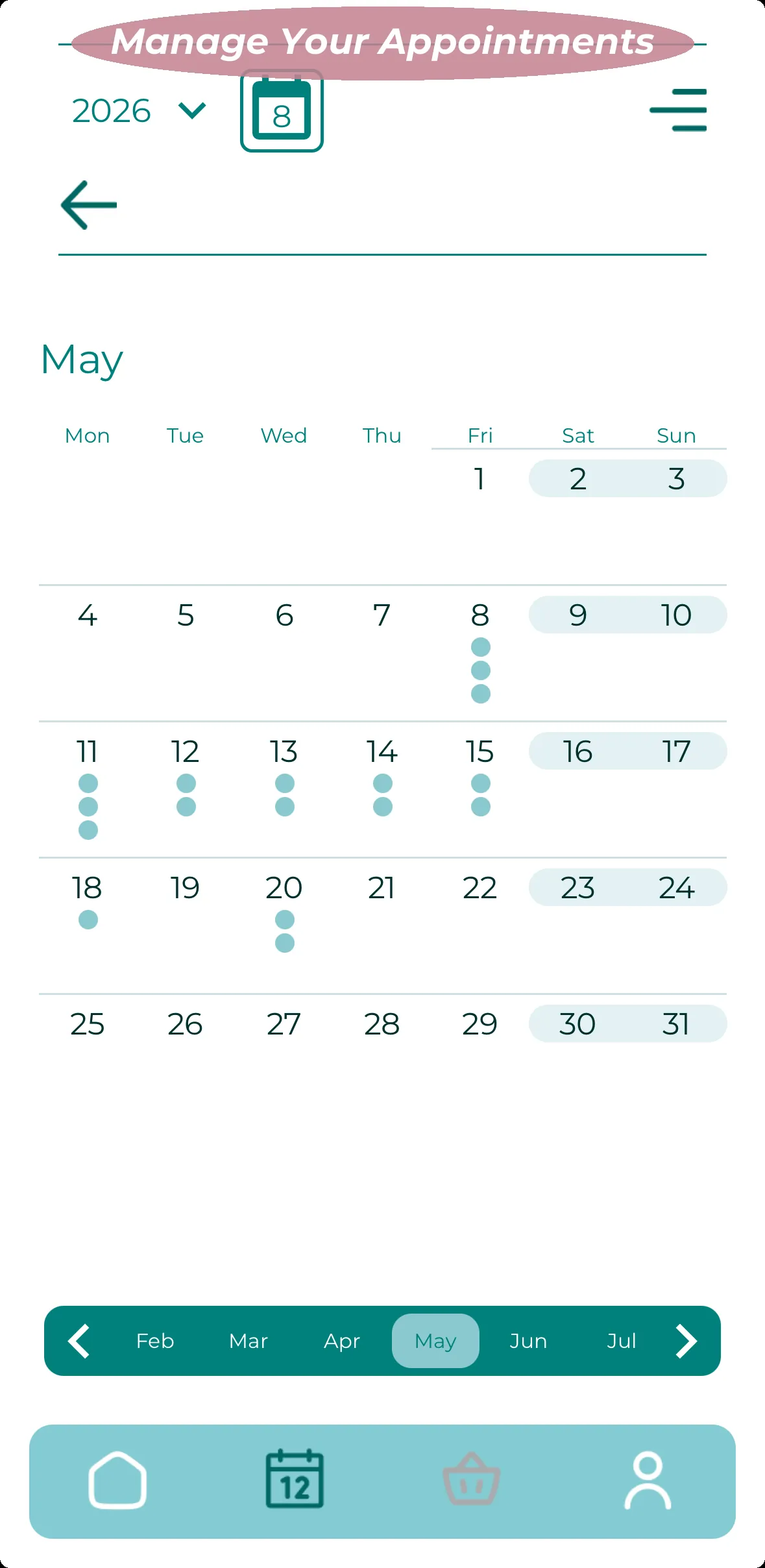 Manage Your Appointments